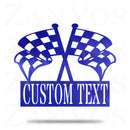 Checkered Flag Monogram