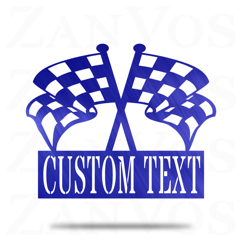 Checkered Flag Monogram