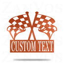 Checkered Flag Monogram