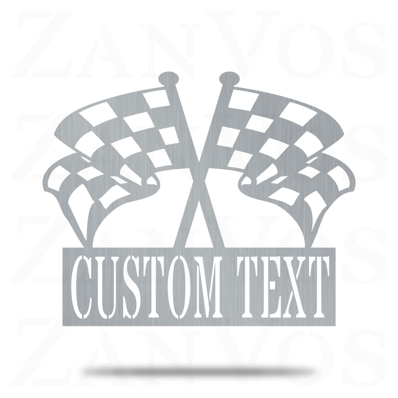 Checkered Flag Monogram