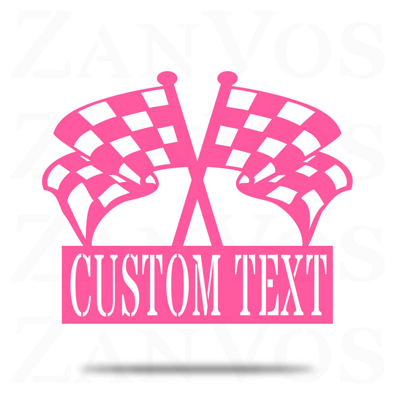 Checkered Flag Monogram