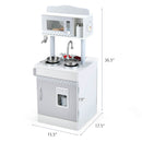 Chef Pretend Kitchen Playset with Cooking Oven and Sink for Toddlers