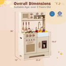 Chef Pretend Play Kitchen for Kids with Realistic Lights and Sounds