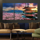 Cherry Blossoms Canvas Print, Chureito Pagoda & Mount Fuji by MyGreatCanvas | Canvas Wall Art Prints | Photo Prints & Wall Decor