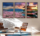 Cherry Blossoms Canvas Print, Chureito Pagoda & Mount Fuji by MyGreatCanvas | Canvas Wall Art Prints | Photo Prints & Wall Decor