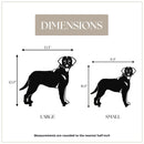 Chesapeake Bay Retriever Metal Art – Handmade Steel Dog Silhouette
