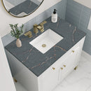 James Martin Chicago 36" Single Bathroom Vanity, Glossy White