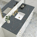 James Martin Chicago 60" Single Bathroom Vanity, Glossy White
