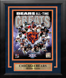 Chicago Bears All-Time Greats 8" x 10" Framed Football Photo by Dynasty Sports & Framing