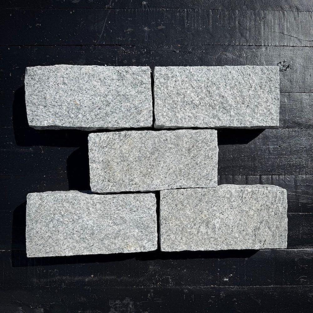 New Granite Paver Belgian Block 12" x 6" x 3", photo 10 of 13