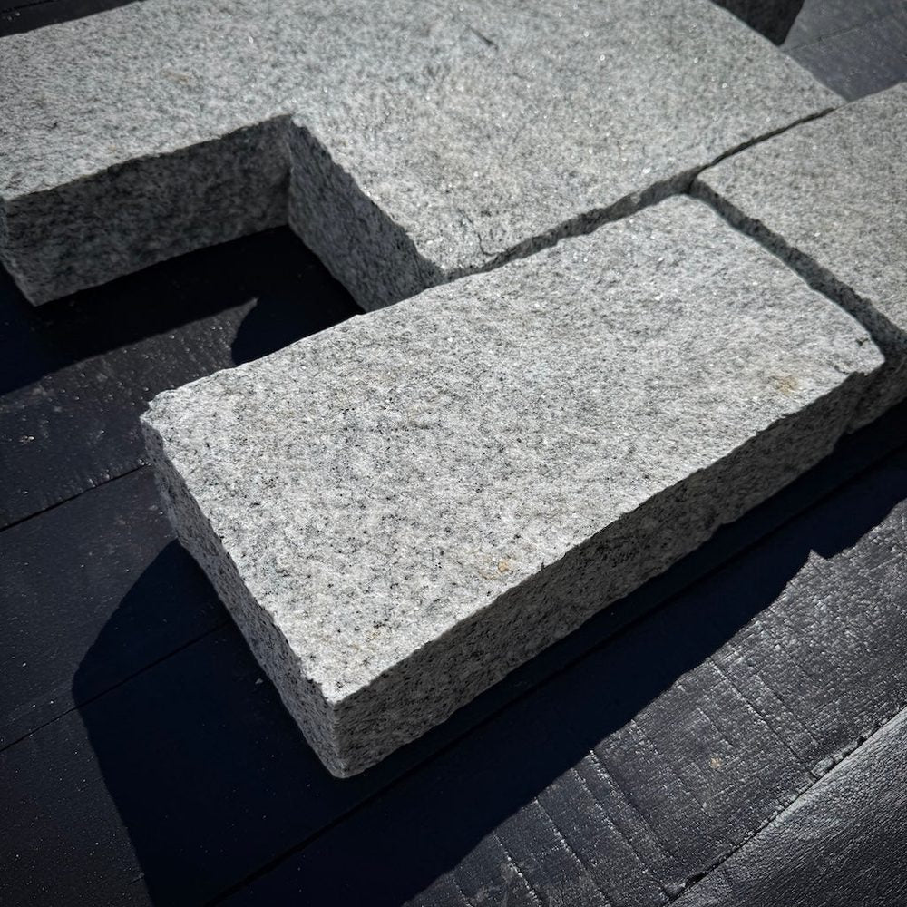New Granite Paver Belgian Block 12" x 6" x 3", photo 12 of 13