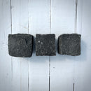 New Granite Cube Belgian Block 4" x 4" x 4" – Grey, Black