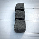 New Granite Cube Belgian Block 4" x 4" x 4" – Grey, Black