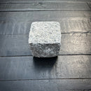 New Granite Cube Belgian Block 4" x 4" x 4" – Grey, Black