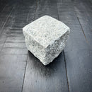 New Granite Cube Belgian Block 4" x 4" x 4" – Grey, Black