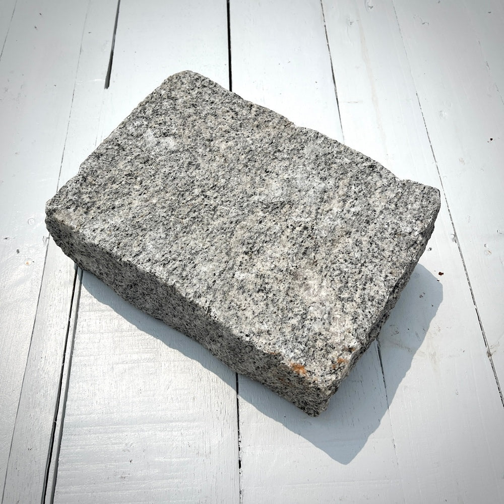 New Jumbo Granite Belgian Block 10” x 7” x 4” – Grey, Pink, Buff, Black, photo 7 of 37