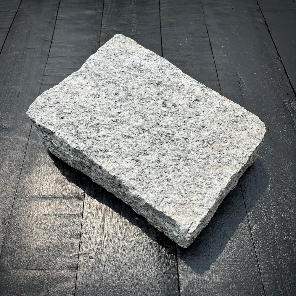 New Jumbo Granite Belgian Block 10” x 7” x 4” – Grey, Pink, Buff, Black, photo 8 of 37