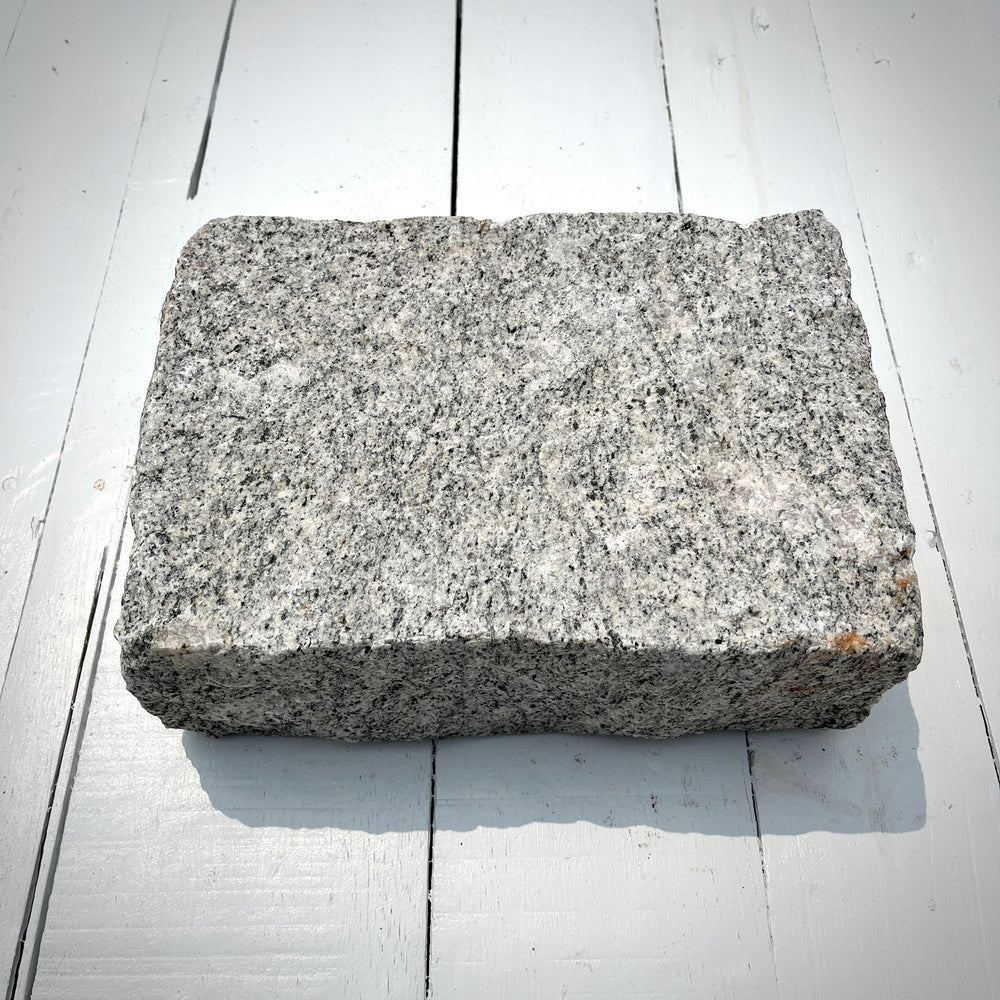 New Jumbo Granite Belgian Block 10” x 7” x 4” – Grey, Pink, Buff, Black, photo 12 of 37
