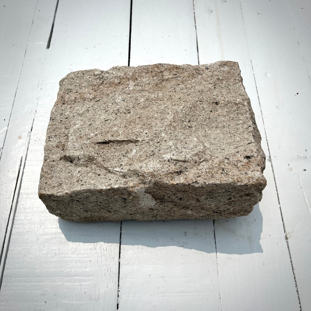 New Jumbo Granite Belgian Block 10” x 7” x 4” – Grey, Pink, Buff, Black, photo 15 of 37
