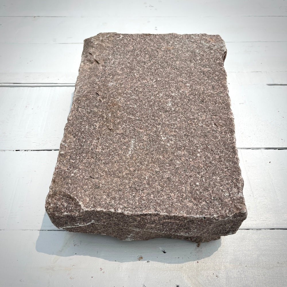 New Jumbo Granite Belgian Block 10” x 7” x 4” – Grey, Pink, Buff, Black, photo 25 of 37