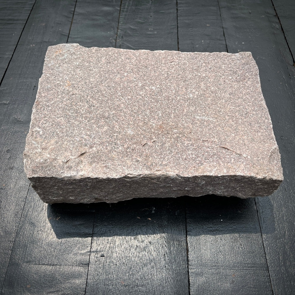New Jumbo Granite Belgian Block 10” x 7” x 4” – Grey, Pink, Buff, Black, photo 28 of 37