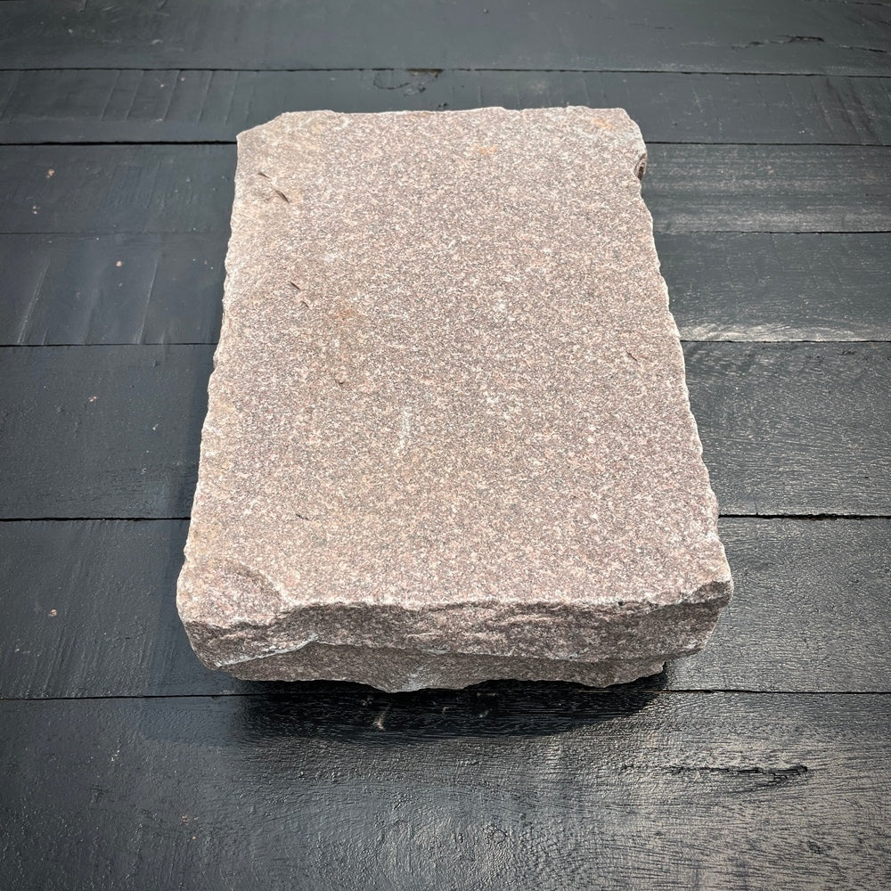 New Jumbo Granite Belgian Block 10” x 7” x 4” – Grey, Pink, Buff, Black, photo 29 of 37