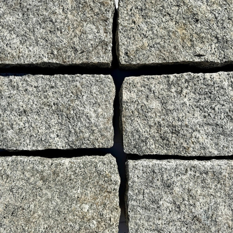 New Granite Paver Belgian Block 12" x 6" x 3"