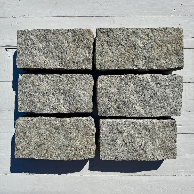 New Granite Paver Belgian Block 12" x 6" x 3"