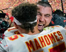 Patrick Mahomes & Travis Kelce Super Bowl LVII Champions Kansas City Chiefs 8" x 10" Football Photo by Dynasty Sports & Framing