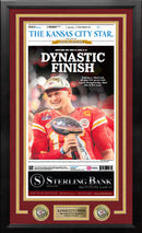 Kansas City Chiefs Super Bowl LVIII Championship Framed Kansas City Star Newspaper by Dynasty Sports & Framing