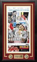Kansas City Chiefs Super Bowl LIV Championship Framed Kansas City Star Newspaper by Dynasty Sports & Framing