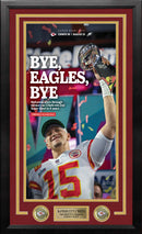 Kansas City Chiefs Super Bowl LVII Championship Framed Kansas City Star Newspaper - Patrick Mahomes by Dynasty Sports & Framing
