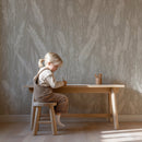 Japandi Soft Neutral Grass Wallpaper Mural