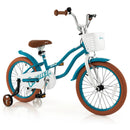 Children Bicycle with Front Handbrake and Rear Coaster Brake-Turquoise by LJGDeals