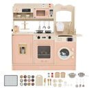 Children Pretend Toy Kitchen Playset with Light and Sound by LJGDeals