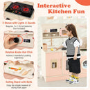 Children Pretend Toy Kitchen Playset with Light and Sound by LJGDeals
