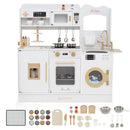 Children Pretend Toy Kitchen Playset with Light and Sound by LJGDeals