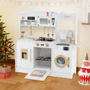 Children Pretend Toy Kitchen Playset with Light and Sound by LJGDeals