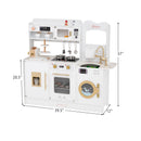 Children Pretend Toy Kitchen Playset with Light and Sound
