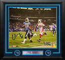 Chris Johnson Sideline Run Tennessee Titans Autographed 16" x 20" Framed Football Photo by Dynasty Sports & Framing