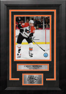Chris Pronger in Action Philadelphia Flyers 8" x 10" Framed Hockey Photo with Engraved Autograph by Dynasty Sports & Framing