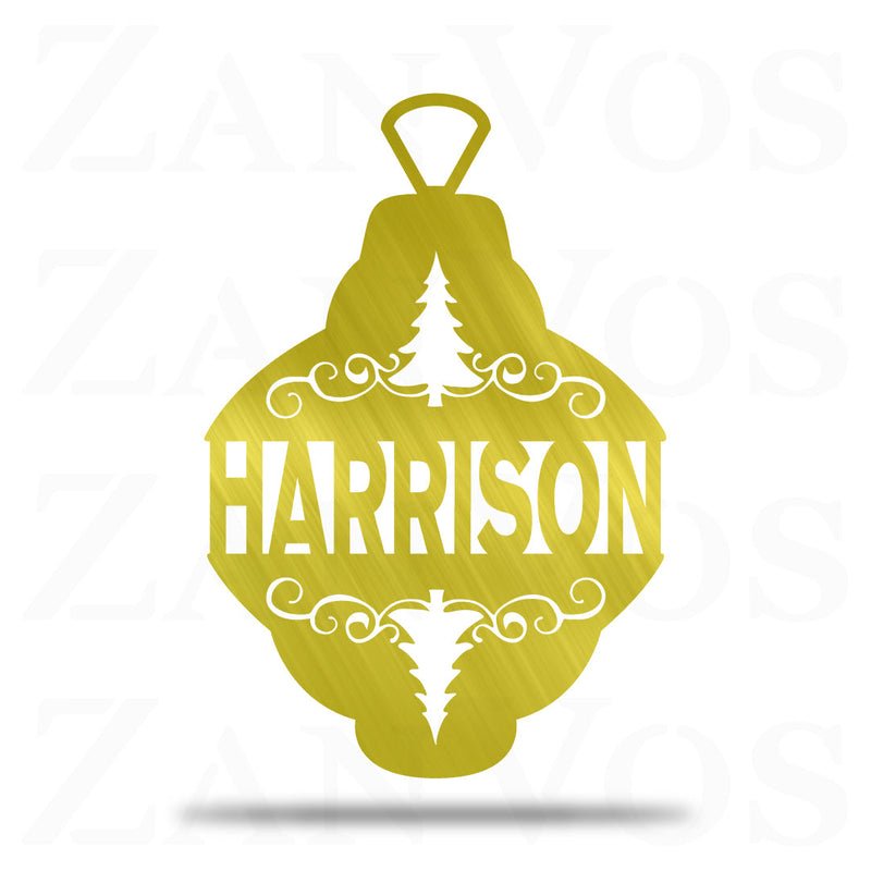 Christmas Ornament Monogram