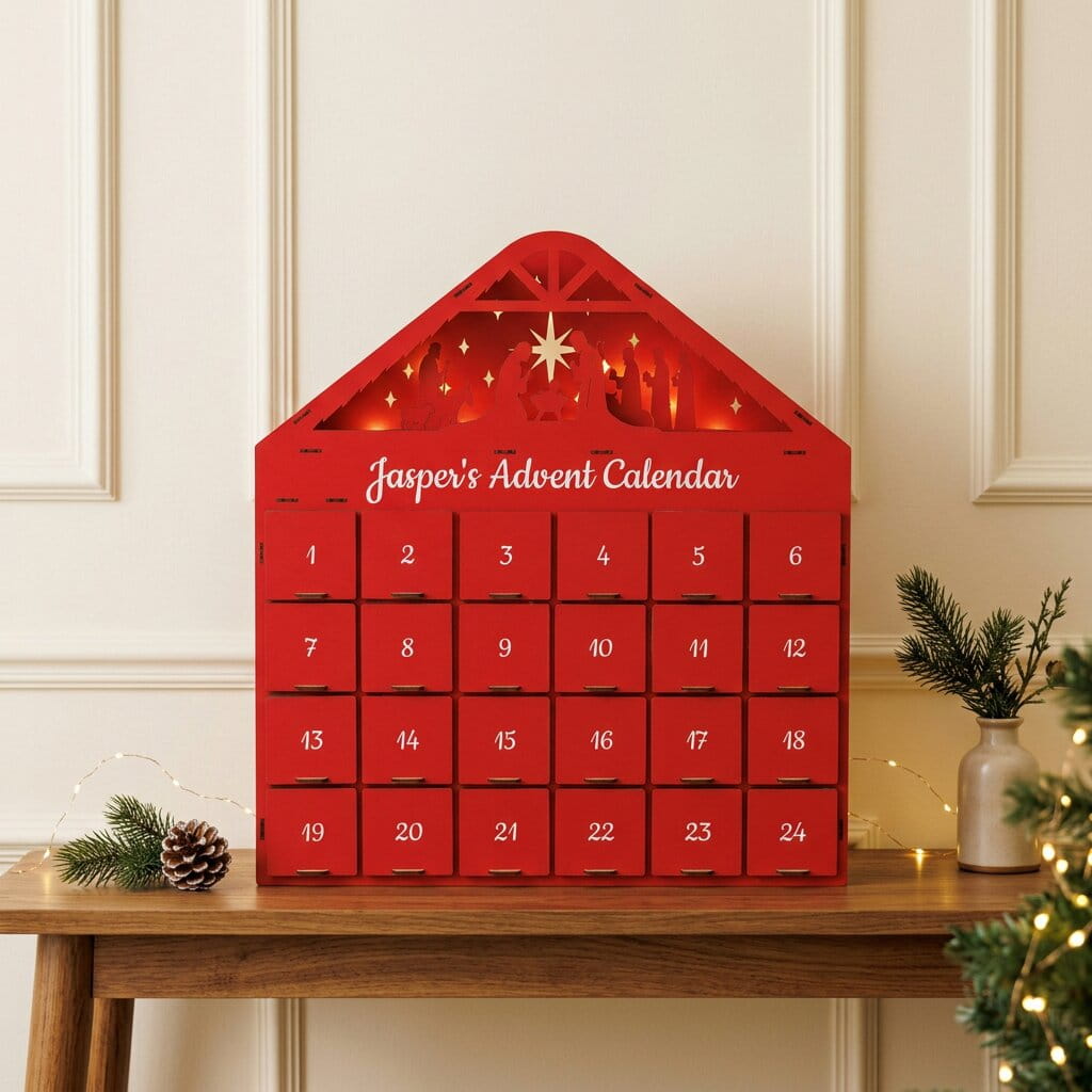 Christmas Advent Calendar - Red