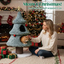 Christmas Cat Tree for Indoor Cats 48.5 inch Cute Cat Tower with 2 Large Condos Scratching Post-Green by LJGDeals