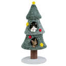 Christmas Cat Tree with 2 Condos & Scratching Post