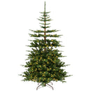 7 Feet Hinged Artificial Pre-lit Christmas Tree with 1303 Branch Tips by DirectDeals