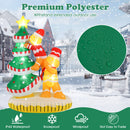 7 Feet Inflatable Christmas Tree with 7 Internal LED Lights and Built-in Fan by DirectDeals
