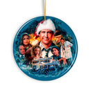 Christmas Vacation Mural Artistic Christmas Ornament, Shitters Full Crew