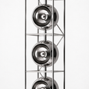 Chrome Spheres Bauhaus Lamp