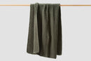 Seed Stitch Cotton Throw Blanket